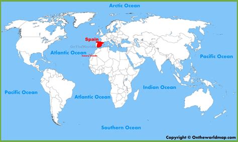 where is spain located.